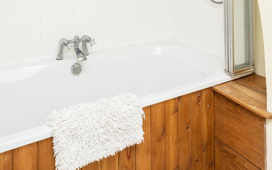 The bathroom at Holne Chase Carriage House