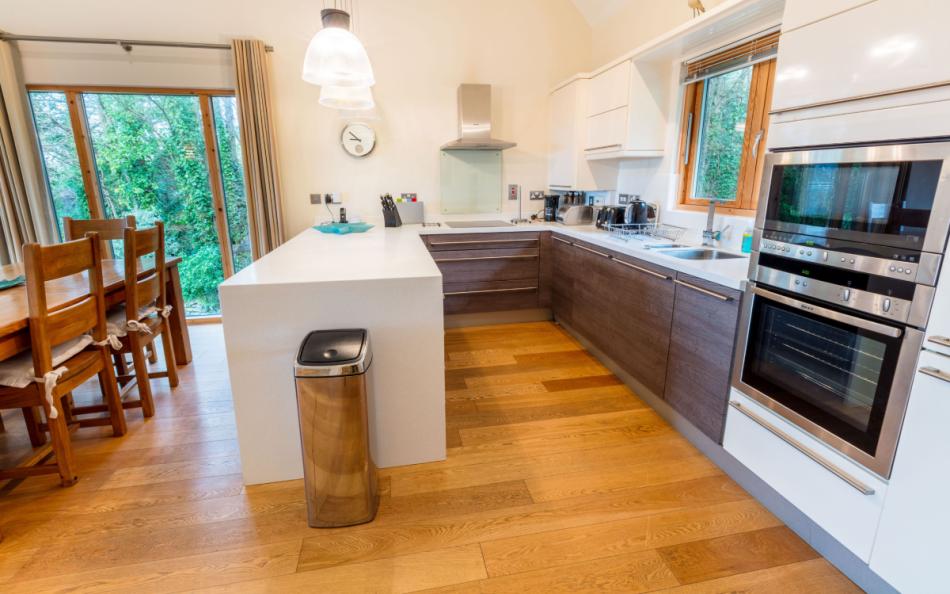 the modern kitchen at Talland 22