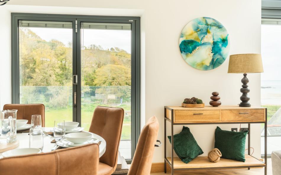Dining area at Howldrevel 