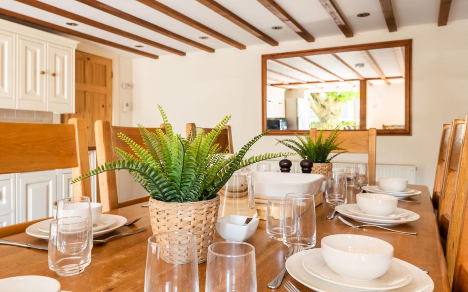 Lovely dining space at Lily House