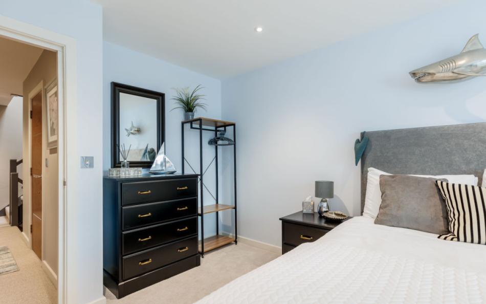 Double bedroom at Beach Buoys 