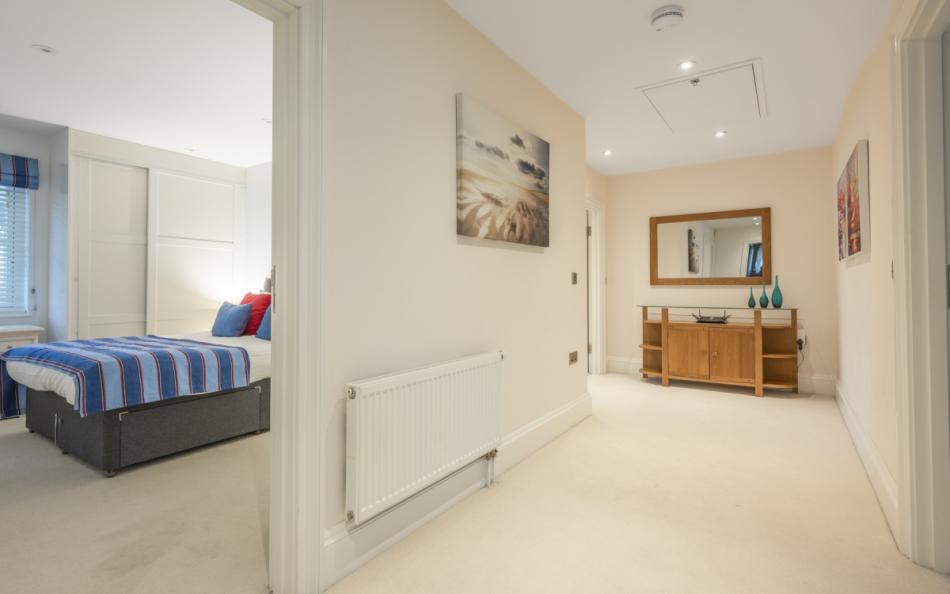 Hall way at Grasmere Beach House