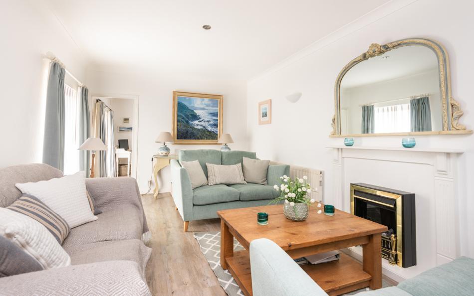 The sitting room at 1 Kings Cottages