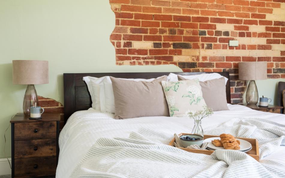 Double bedroom at Corner Cottage