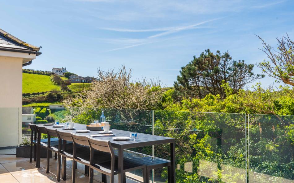 The kitchen terrace
