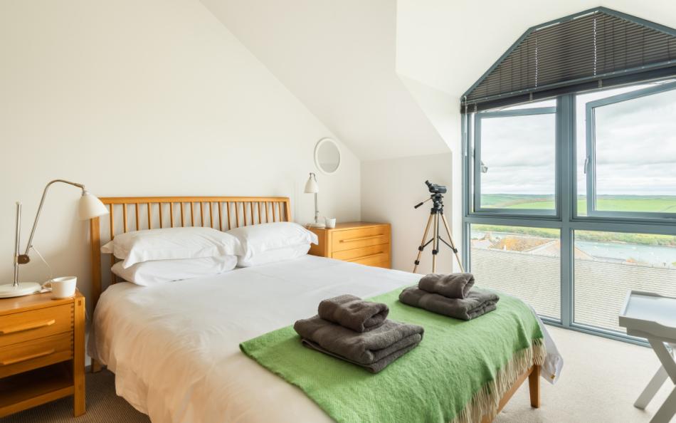 Master bedroom at Fastnet