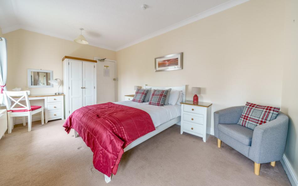 double bedroom at Beech Lodge