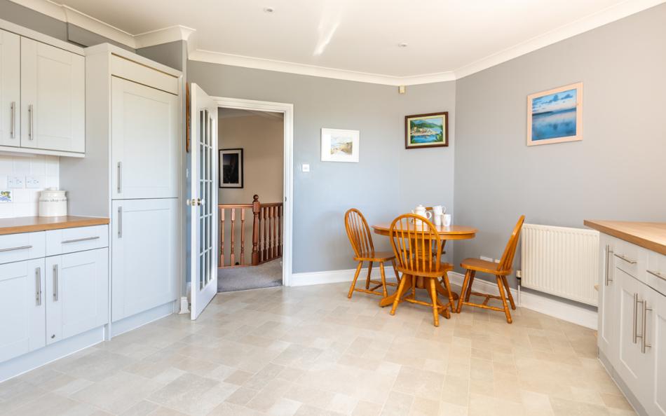 The breakfast area at Pond House 