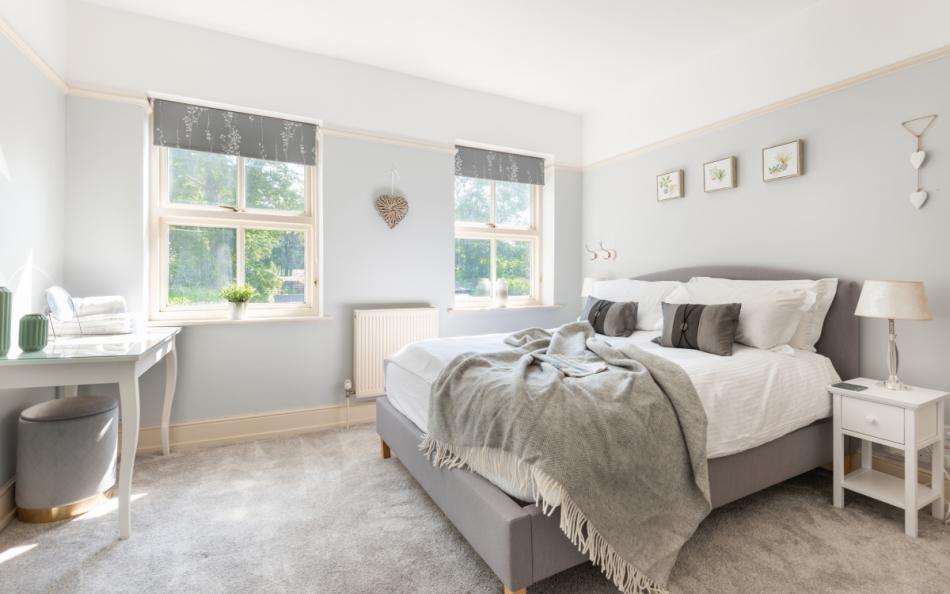 Double bedroom at Corner Cottage