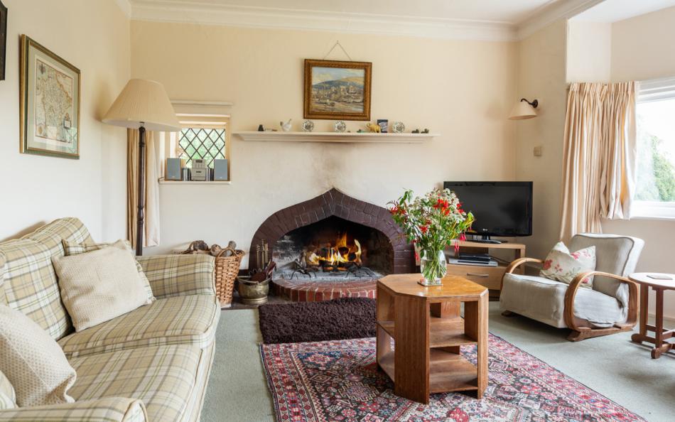 Open fire place at Holmbush 