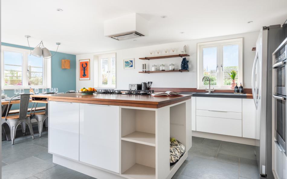 large kitchen area at Wicket View
