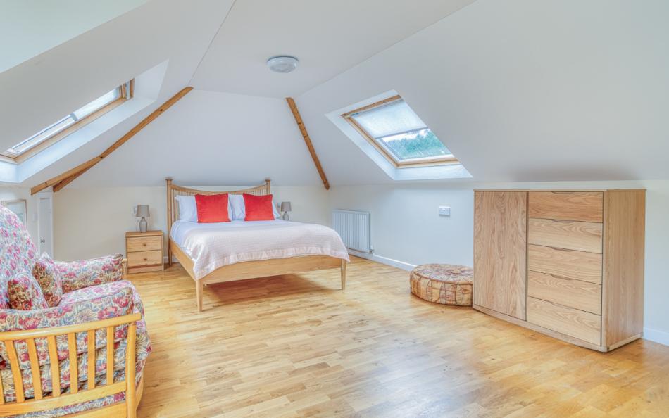 Double bedroom at Upper Deck