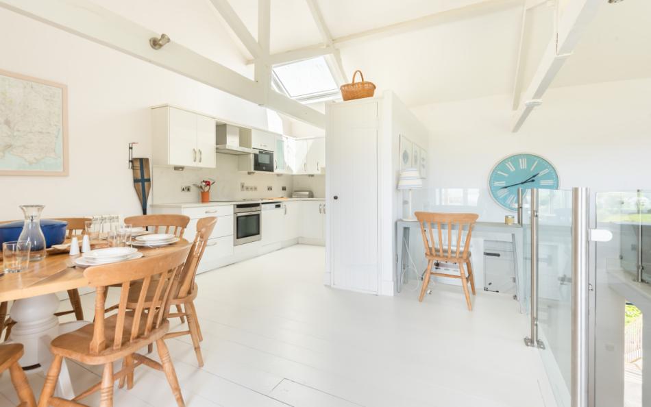 Kitchen at Court Barton Loft