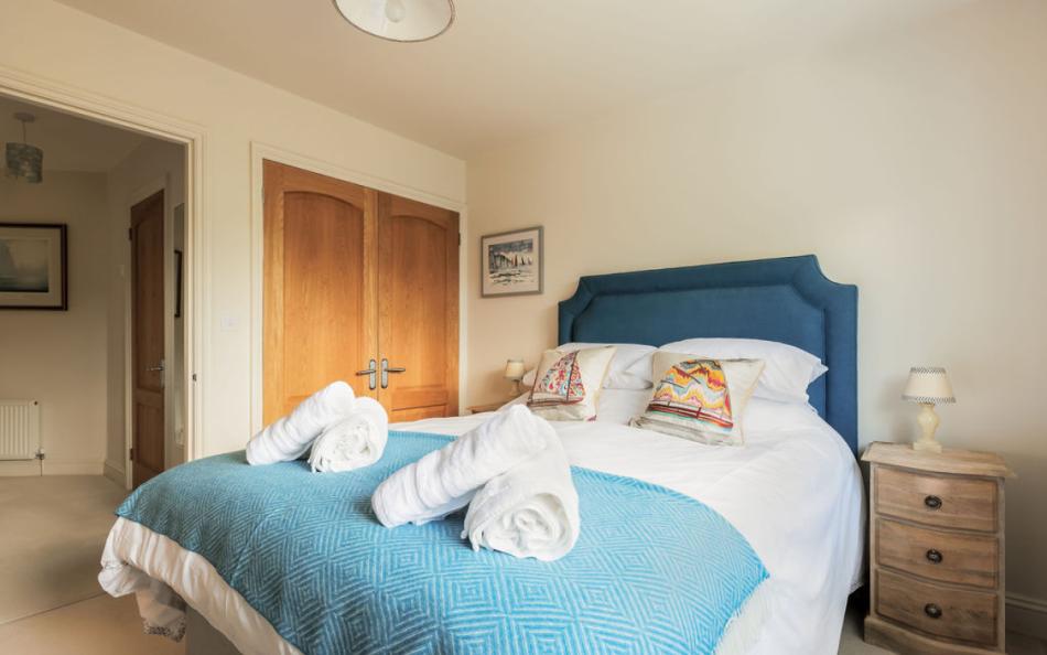 Double bedroom at Lee Shore 