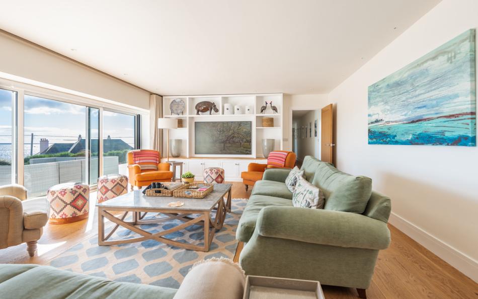 Indoor seating at Longstone holiday cottage