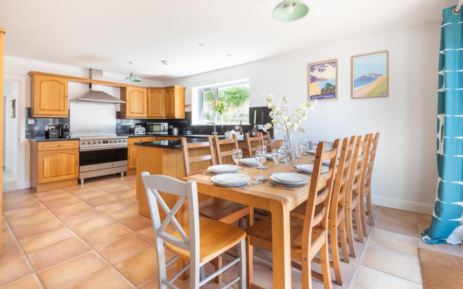 A closer look at the dining area at Wavelet 