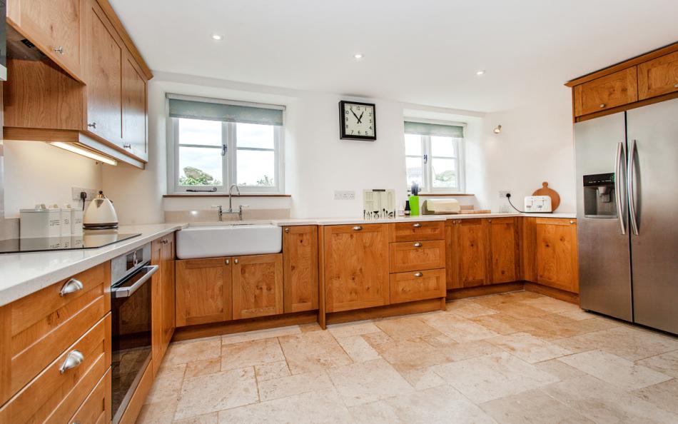 The kitchen at Locks Farm 