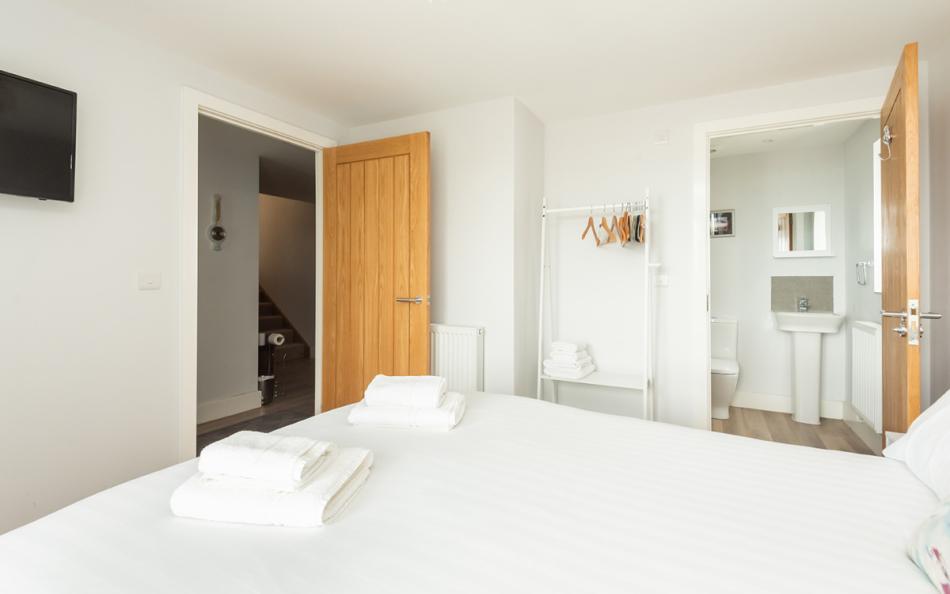 Bedroom 1 with ensuite shower room