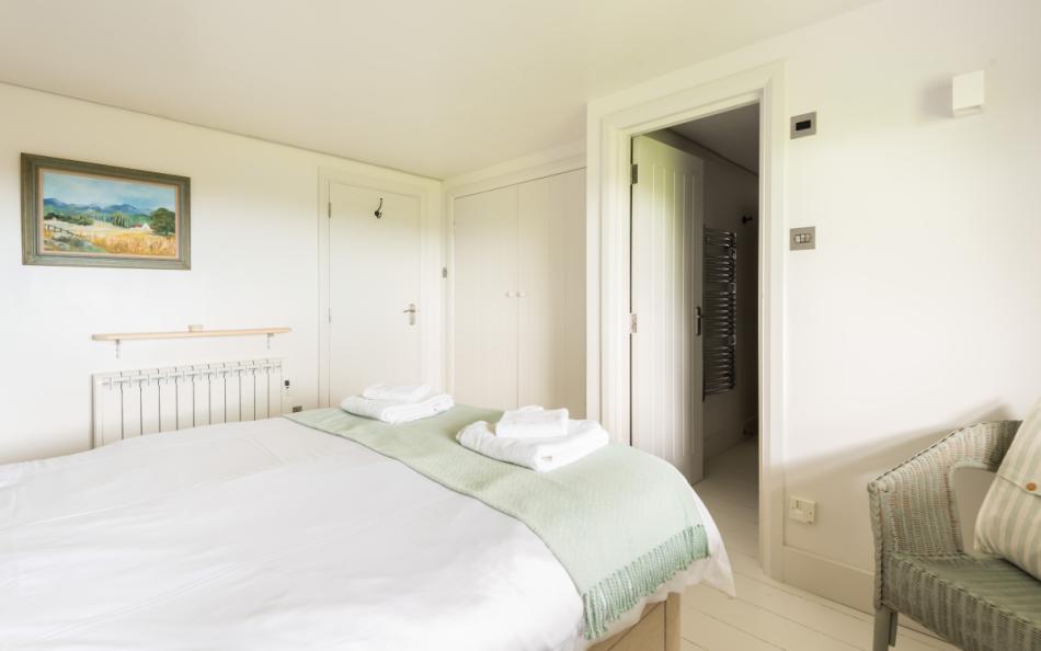 Another view of the Master bedroom at Court Barton Loft
