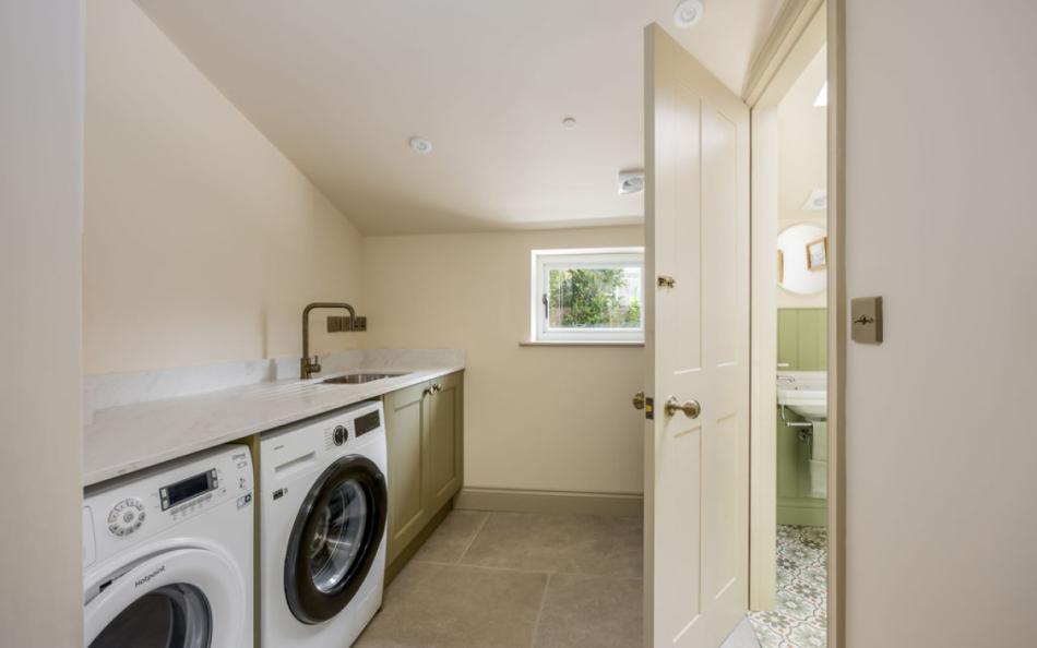 Untility room at Carrington Farmhouse