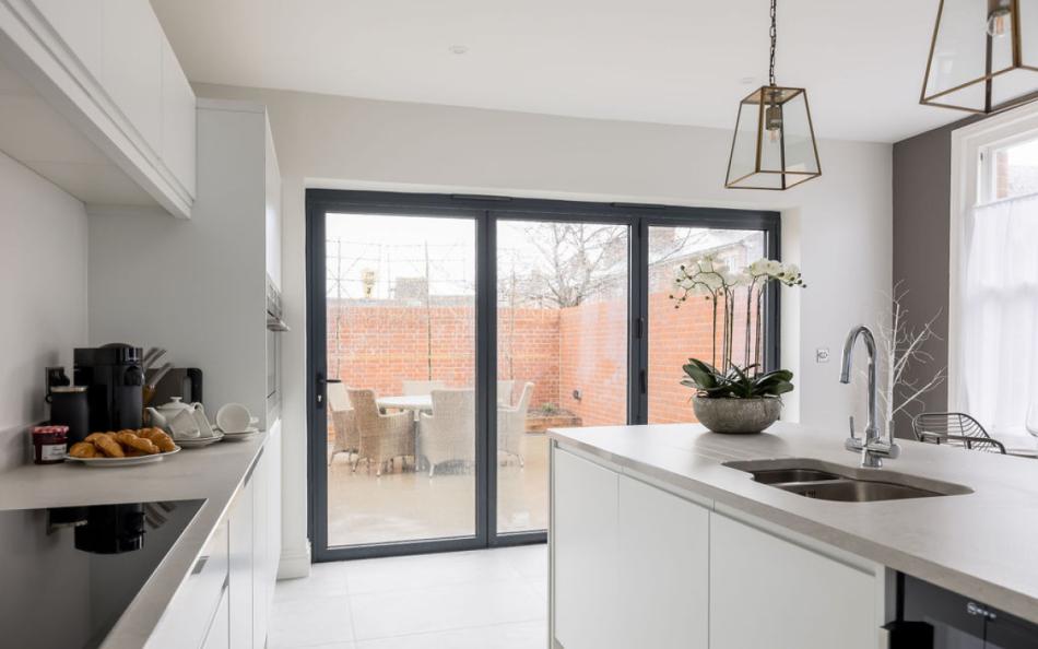 Modern kitchen at Mount Bank 