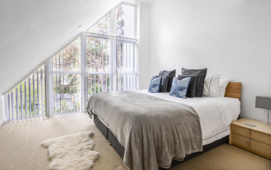 Light double bedroom at 4 Red Sails