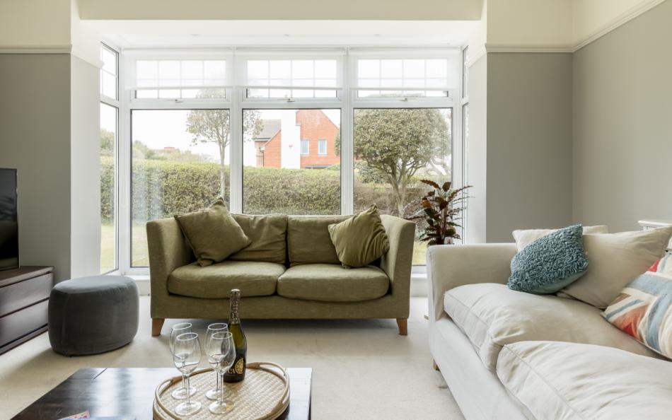 the sofas in the lounge at White Lady