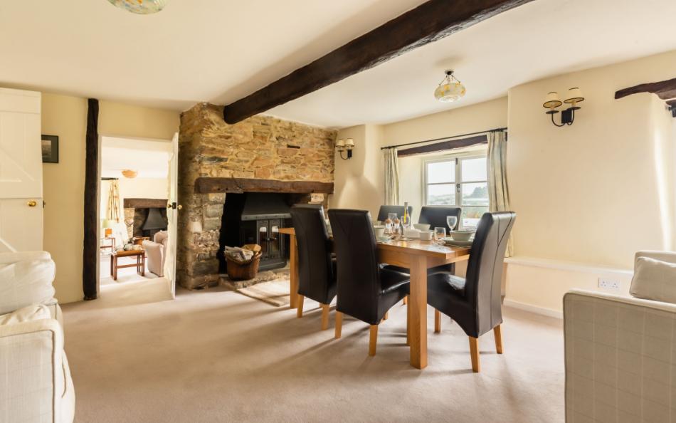 Another look at the dining area at Dower House