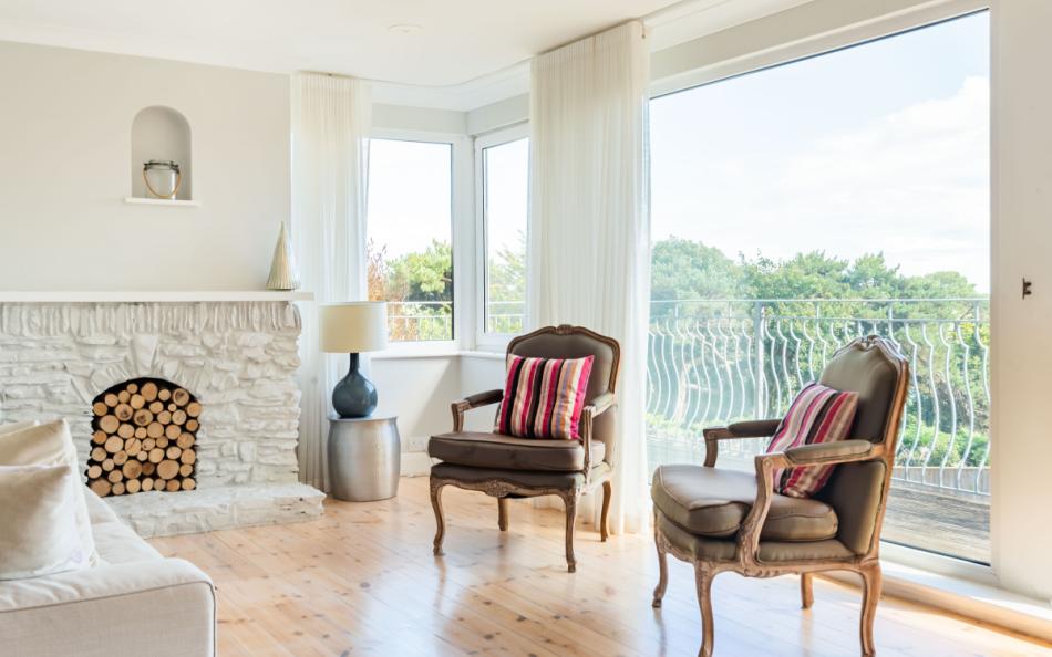 A closer look at the lounge at Mapperley Lodge