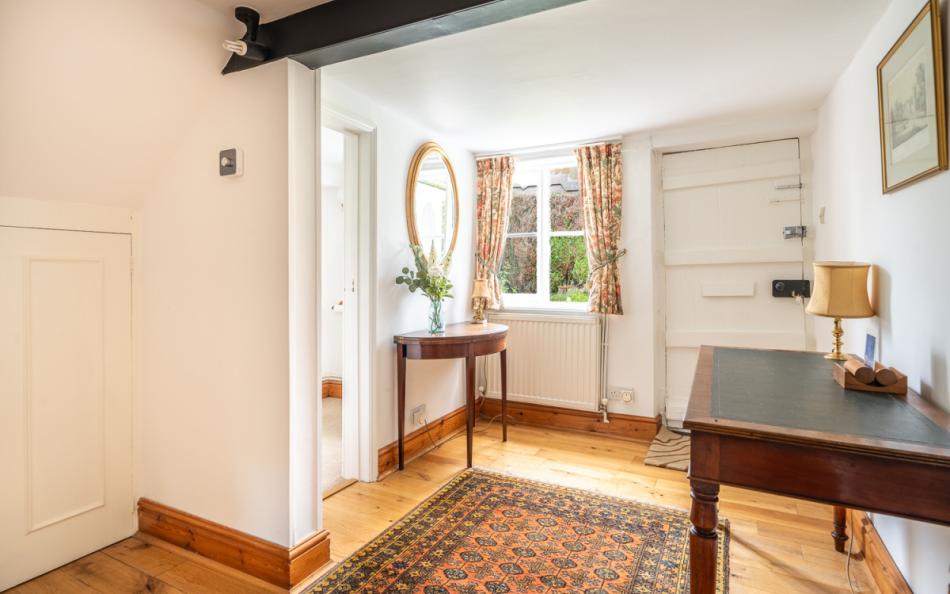 enterance hallway  at Moonfleet Cottage