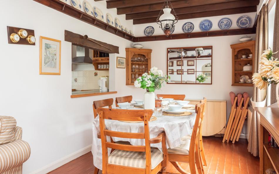 The dining space at Orchard View 