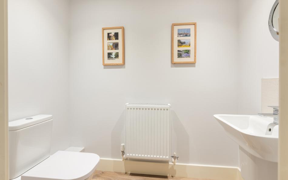 Ground floor cloakroom