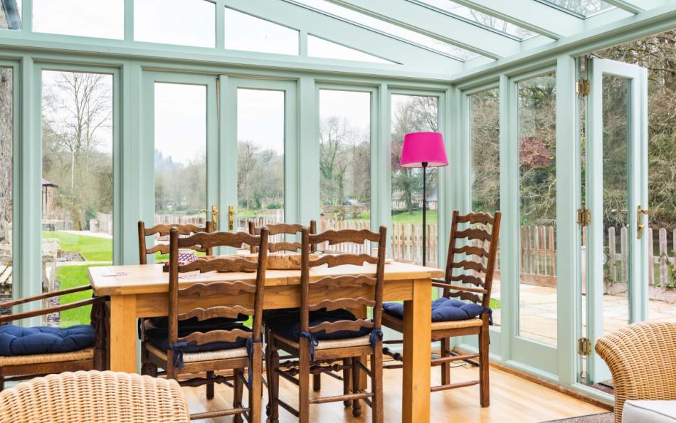 Dining at Perchwood Shippon