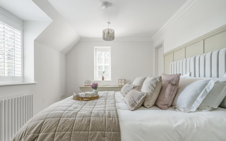 Light bedroom at Cornerstone 