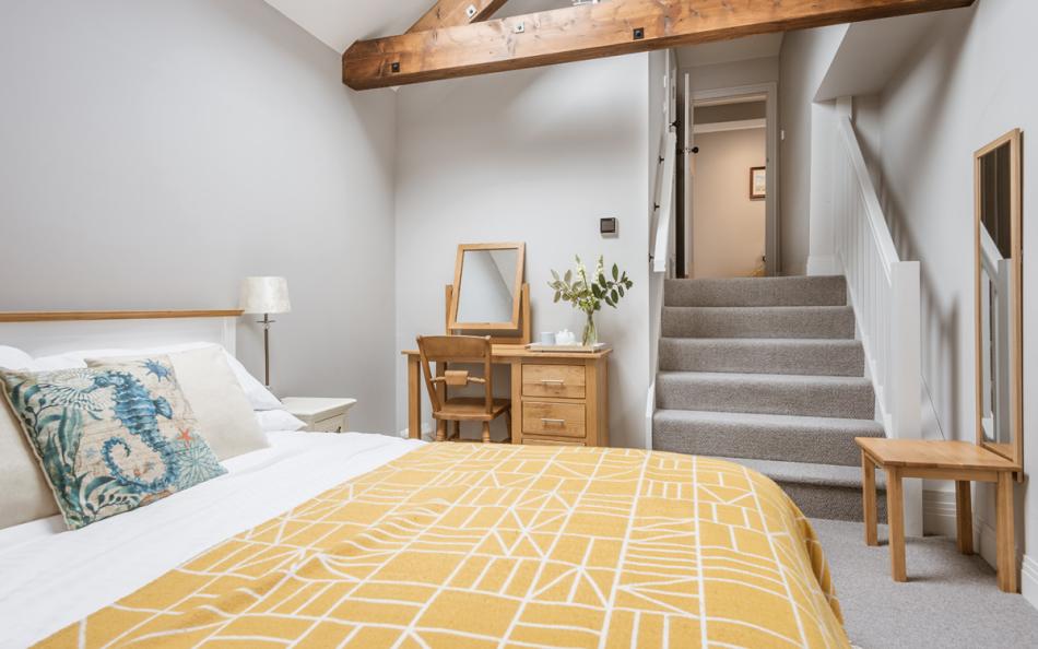 double bedroom at The Crab Pot