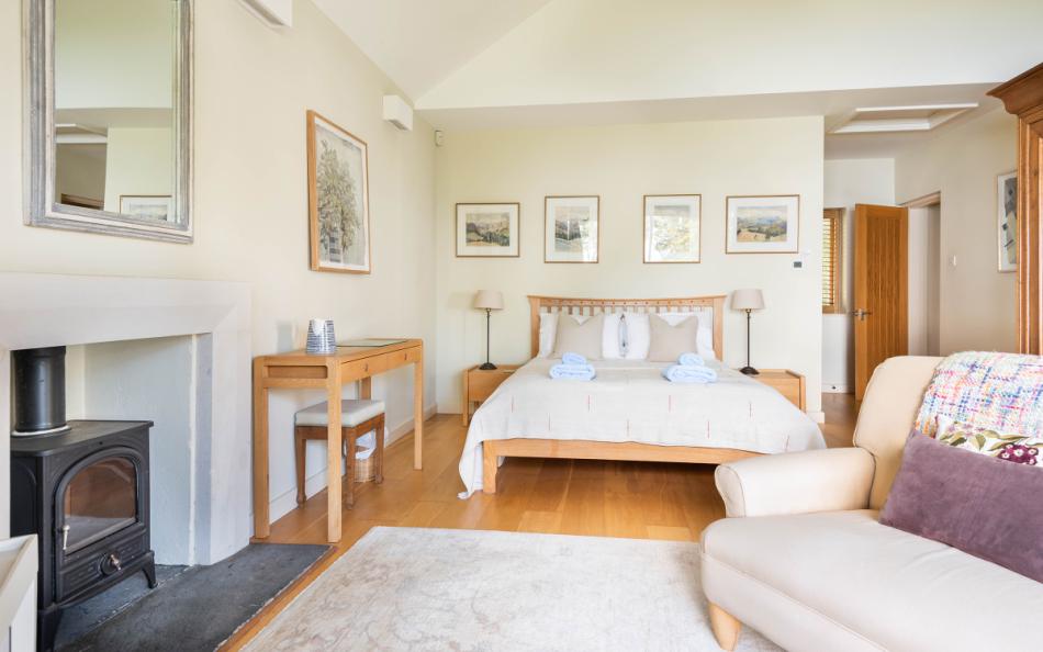 Another view of the master bedroom at Fairyfield