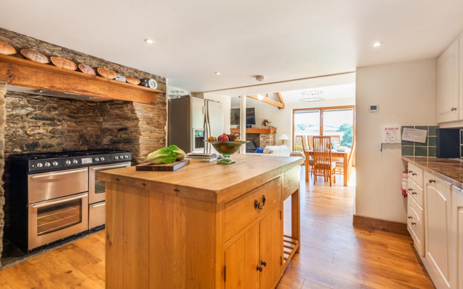 Stylish kitchen at Perrotts holiday cottage