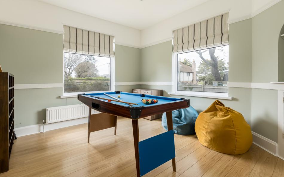 the games room at White Lady