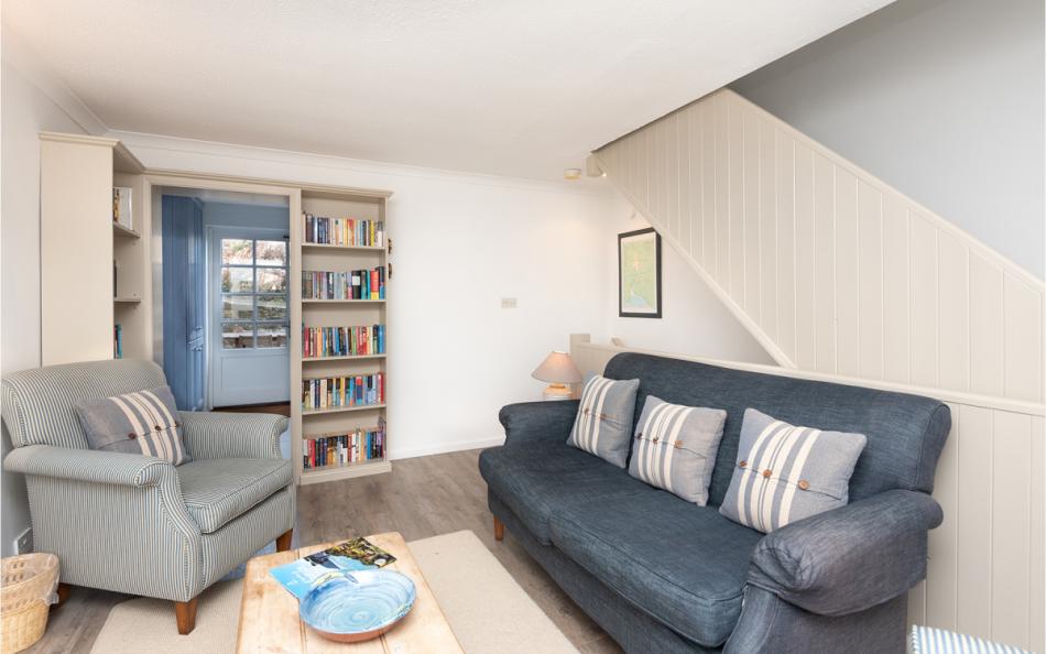 the sitting room at 1 Kings Cottages