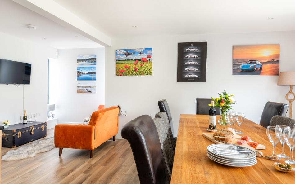 diningag area at at Bayview in Paignton