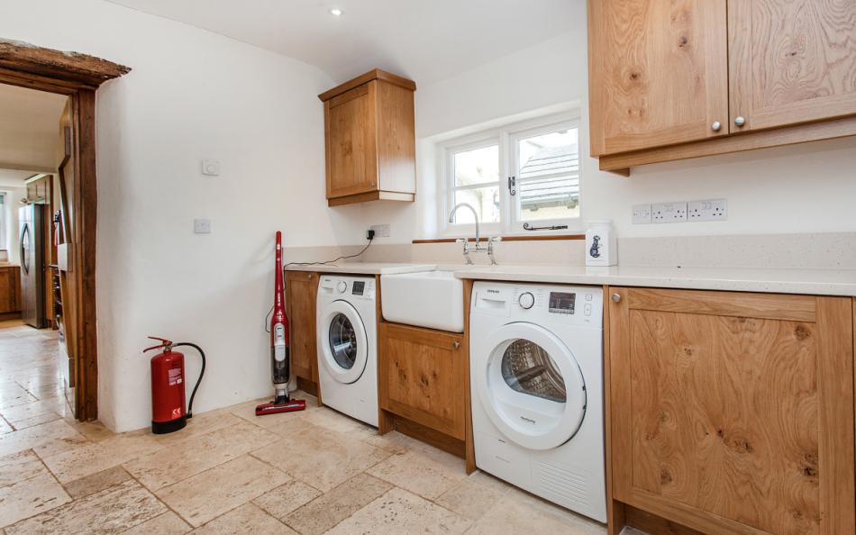 The utility room at Locks Farm 