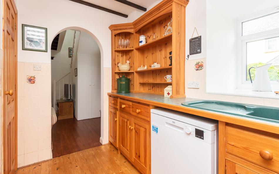 View of the kitchen at Orchard View 