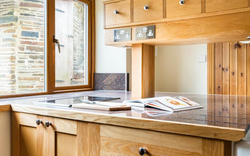 Kitchen at Perchwood Shippon