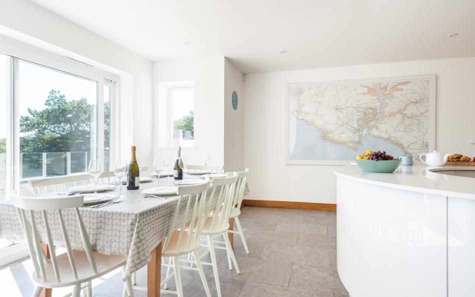 dining area at The Sands Salcombe