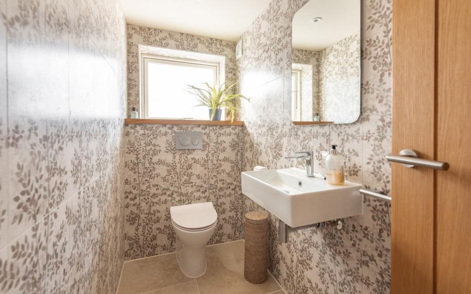 Bathroom at Longstone holiday cottage