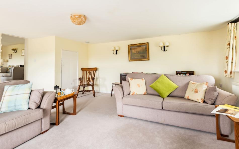 Comfy sofas at Dower House