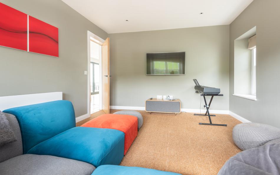Another look at the TV room. 