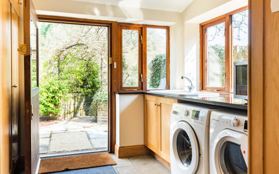 Large utility room at Perchwood Shippon