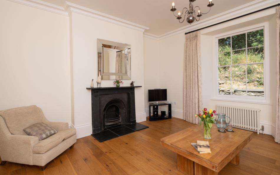 The snug offers a little bolthole at Holset House