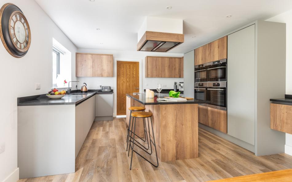 kitchen space at Bayview in Paignton